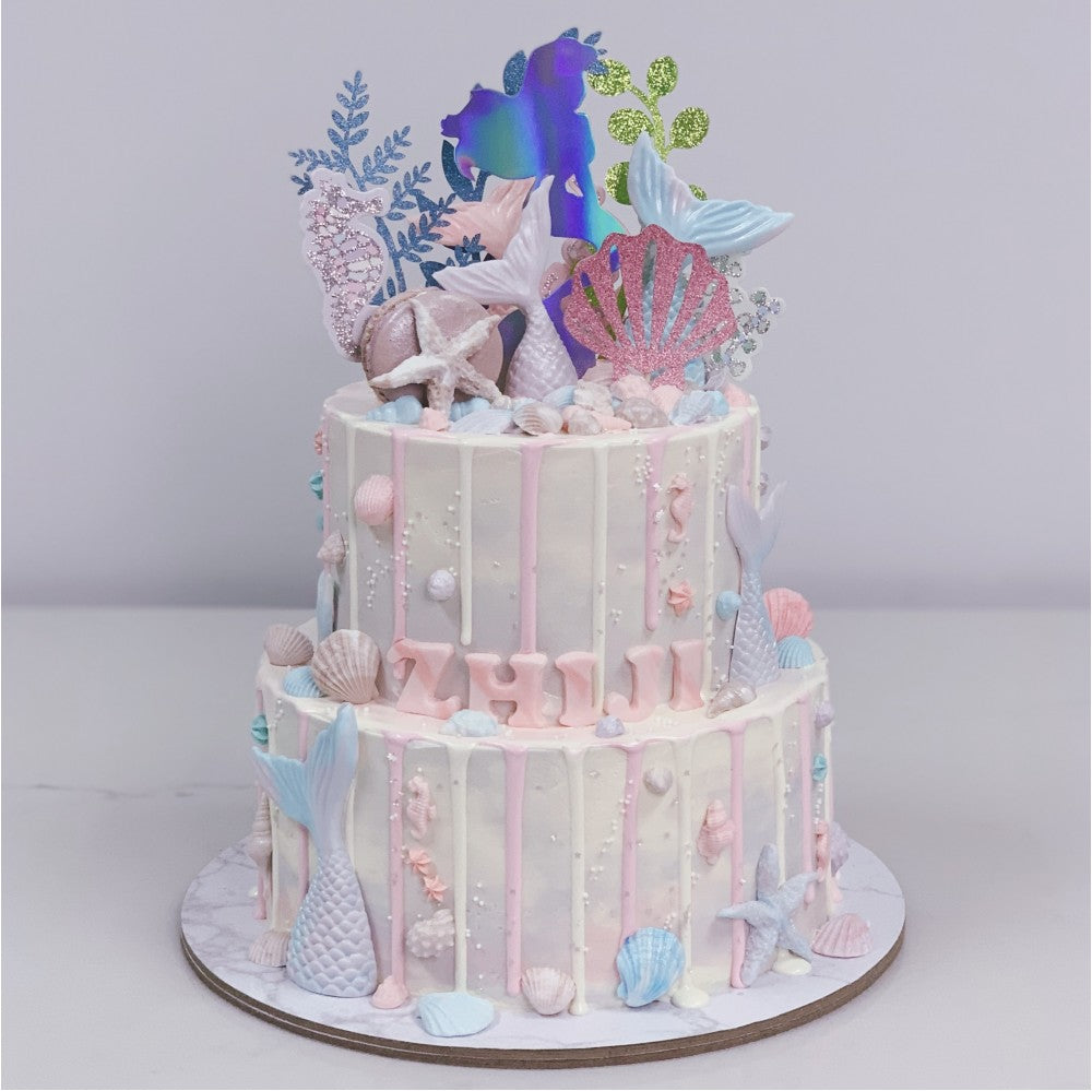 Mermaid Dreams Drip Cake