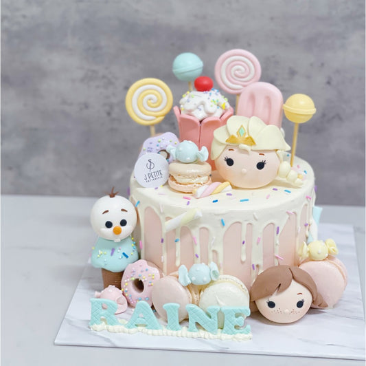 Frozen Candyland Cake