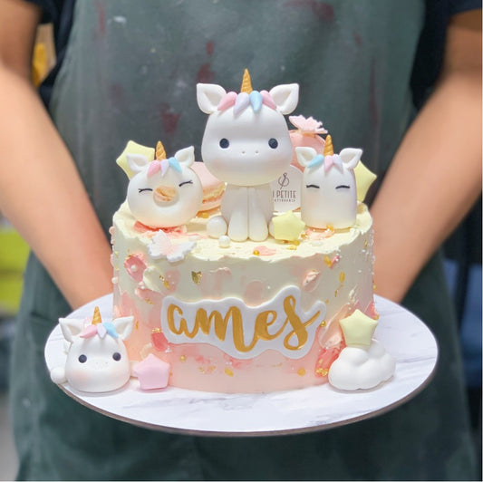 Pastel Sprinkles Dreamy Unicorn Cake