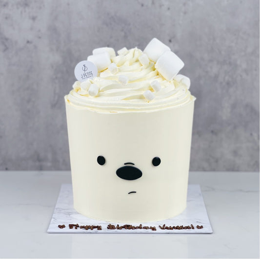 White Bear Bear Smoothie Cake